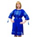 Sale!! Embroidered dress "Festive Winter Mood", size XXXL